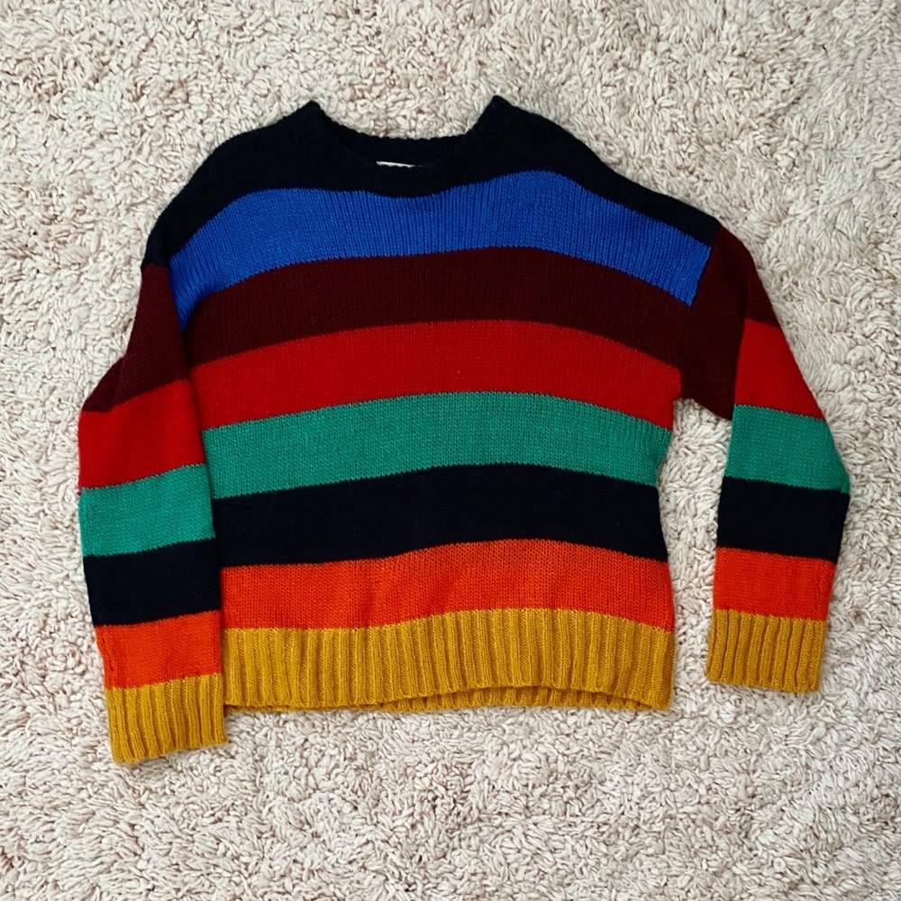 🌈 Rainbow Knit Sweater 🌈